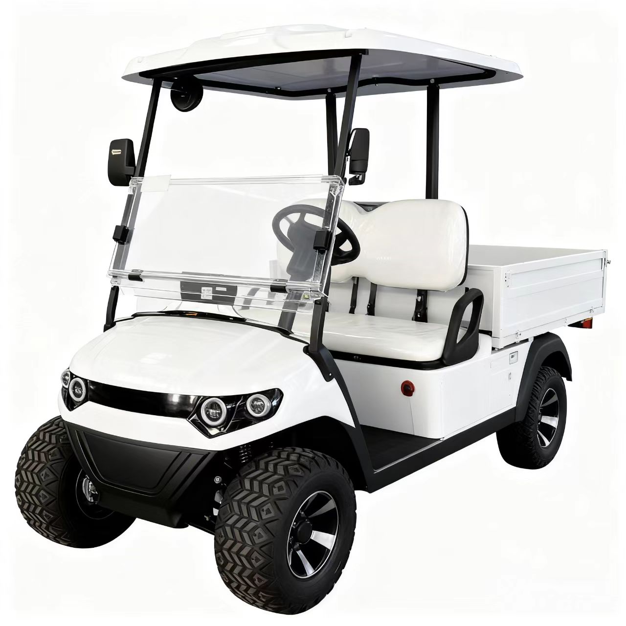 2026 Electric golf cart with cargo box 2-seat golf cart