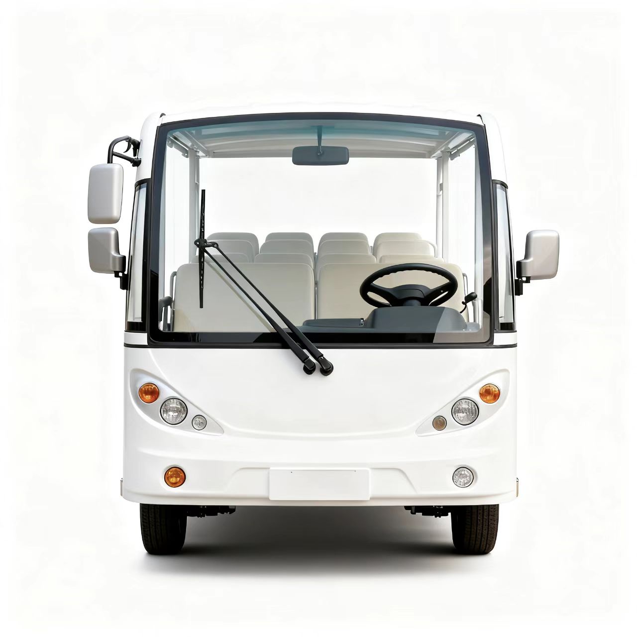 11-seat scenic area sightseeing shuttle buses Right-hand drive version electric sightseeing vehicles
