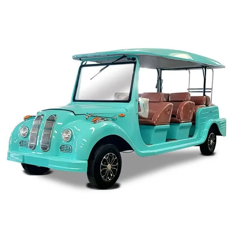 2026 Retro 4 wheel 11-seat electric Customizable Seating vintage car