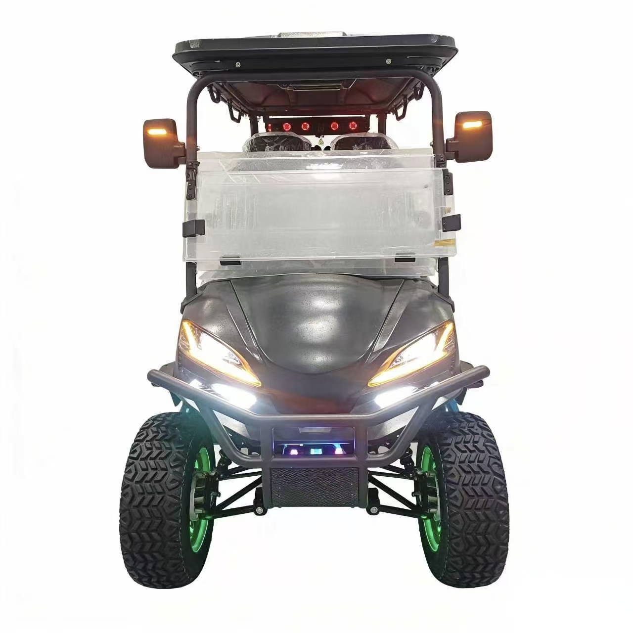 4 Seater Electric Golf Cart Off-Road Golf Buggy with LED Lights & Lithium Battery Lifted Electric Golf Cart