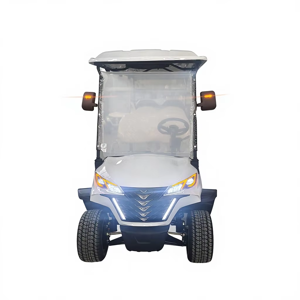 2026 Electric Golf Cart White 8 Seater Off Road Utility Golf Cart