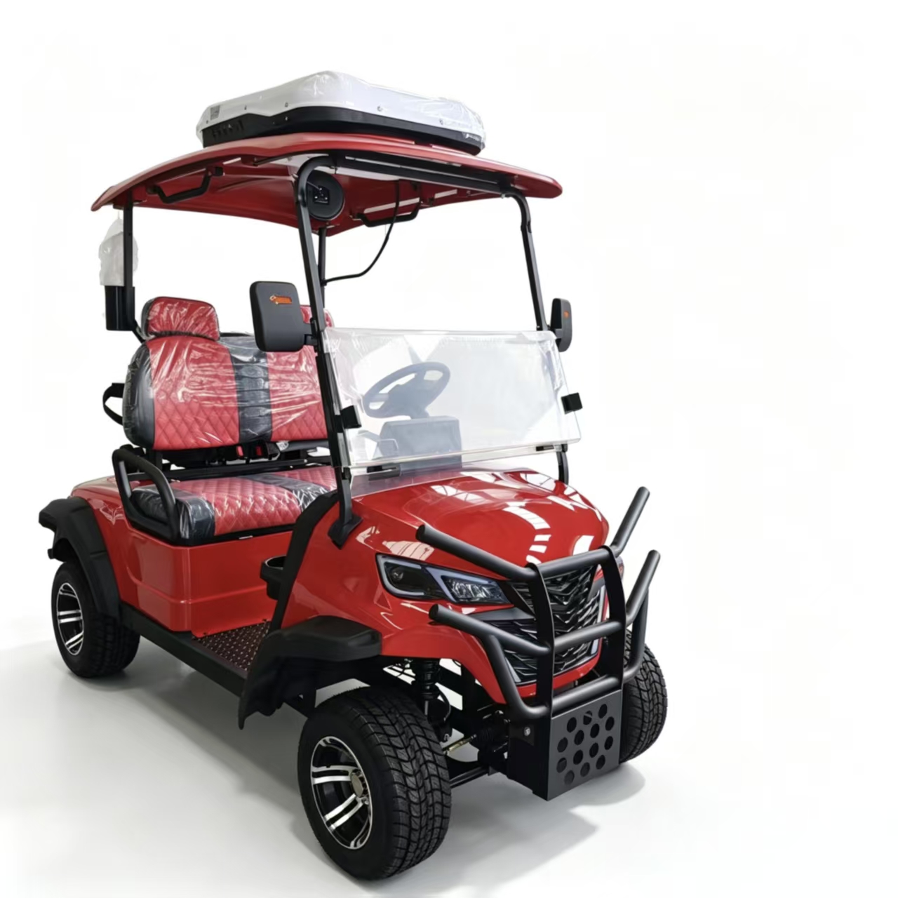 4 Seater Lifted AC Electric Golf Cart with Air Conditioning Buggy