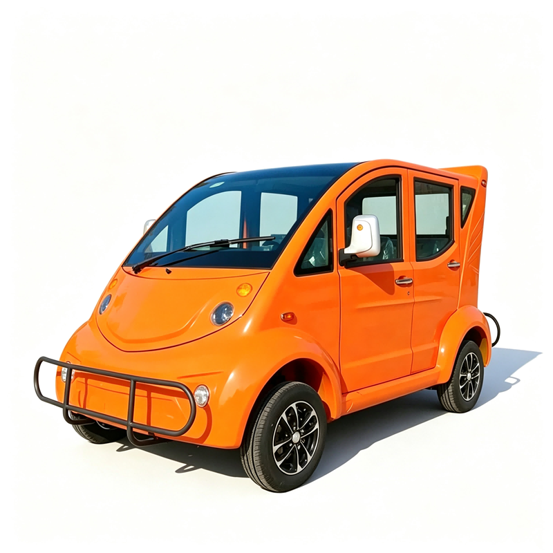 Fully enclosed 4-seater low-speed electric patrol vehicle