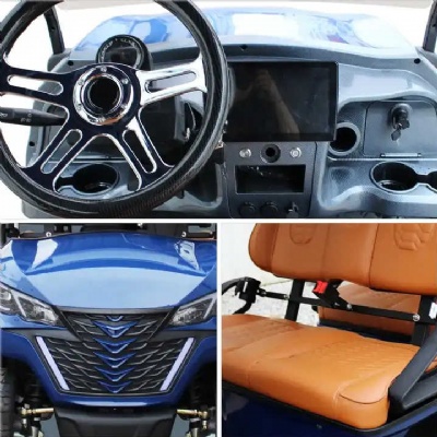 A luxurious experience begins with your feet – HKBG Electric Golf Cart.