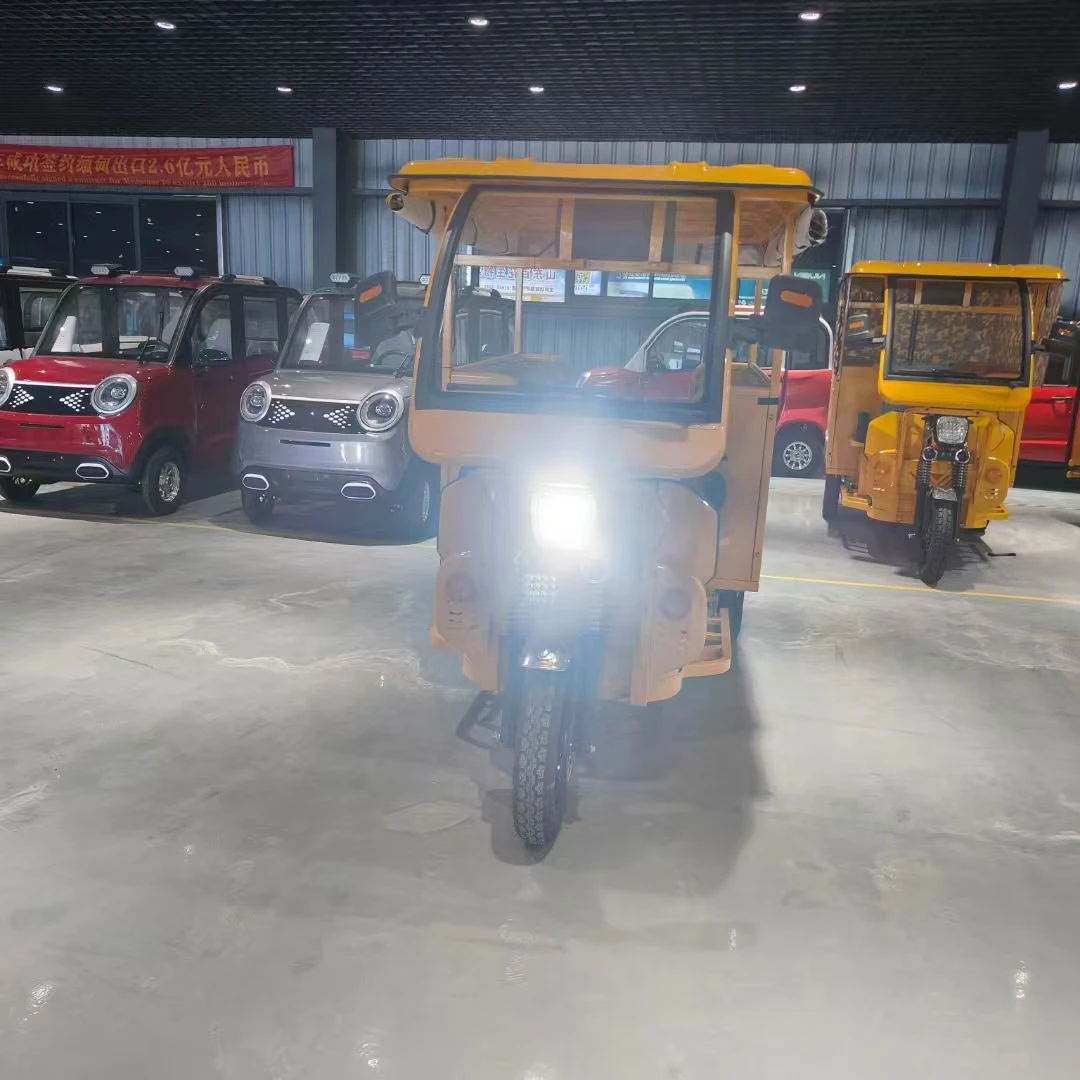 2025-Hot Selling Electric Convertible Passenger Electric Tricycle