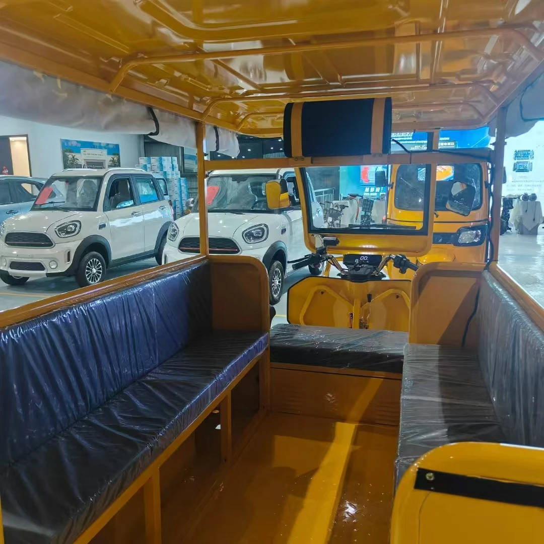 2025-Hot Selling Electric Convertible Passenger Electric Tricycle