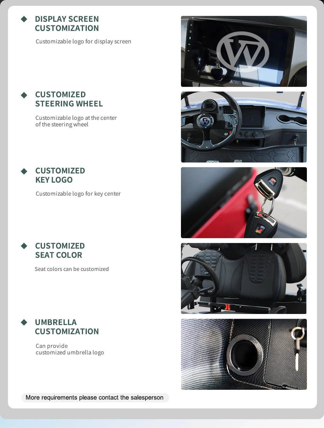 HKBG 72V Lithium Battery Electric Golf Cart Street Legal Club Car