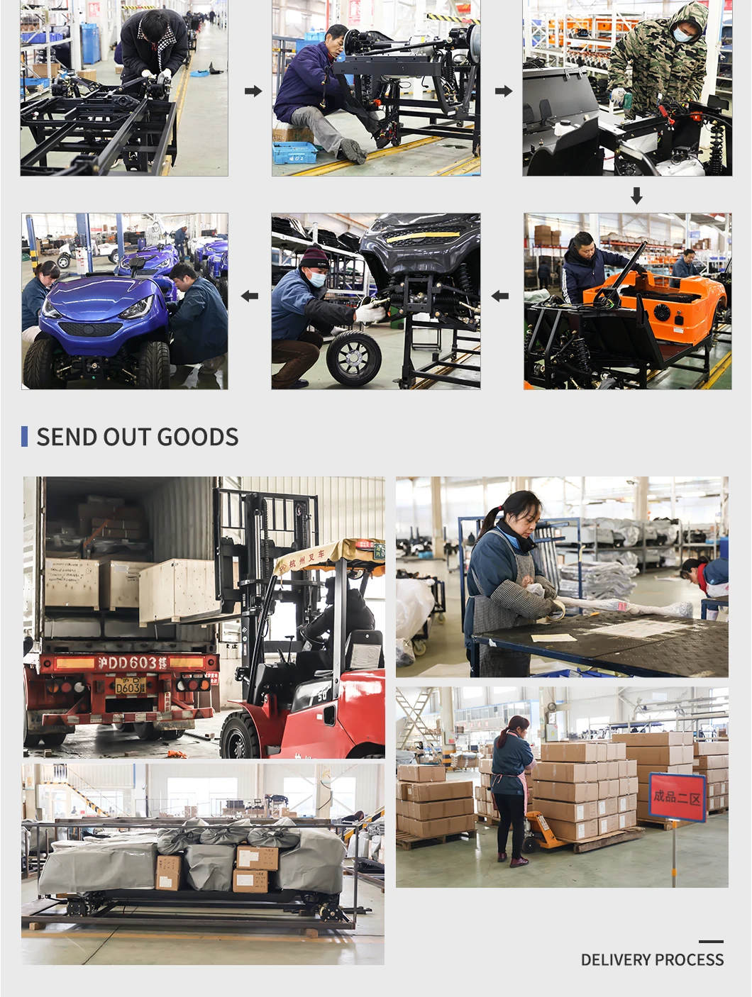 HKBG 72V Lithium Battery Electric Golf Cart Street Legal Club Car