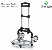 2024 New Cargo Truck Push-pull Truck Small Trailer Folding Household Trolley Small Pull Driver Pull Car Travel Car Trolley Car