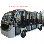 Mini Bus Company 11 Passenger EV Sightseeing Car Utility Vehicles Small Electric Shuttle Bus for Sale