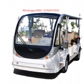 Open Model Bus Seats 11 Electric Sightseeing Car Mini Tourist Bus