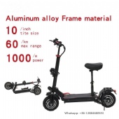 Portable high-power foldable adult mini electric scooter
