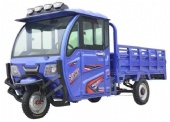 2024新造型适用家庭全体半封闭适合家庭使用环保电动货运三轮车