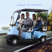 The new X3 small bus electric four-wheel elderly mobility scooter to pick up children at home small electric vehicles with shed