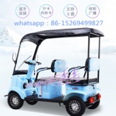 Small bus M5 elderly mobility scooter electric four-wheeler new home pick up children sightseeing elderly car with shed