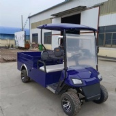 4 座带后置载货床5kw 发动机电动高尔夫小货车
