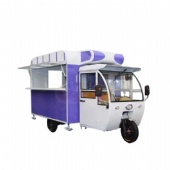 Eco-Friendly Customized Electric Ice Cream Hot Dog Citroen Street Snack Catering Caravan Food Truck Trailer Cart