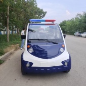 Customizable patrol car, well-equipped.