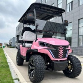 Brand new electric car golf cart 60v battery hunting street legal golf cart 2+2 seats