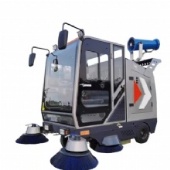 448V120A Yisen Hot Sales Ride on Electric Street RoadMLH Floor Sweeper /City Path Cleaning Sweeping Truck