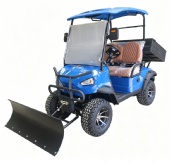 All Terrain Winter Snow Plow Clearing Equipment Multi Functional Electric Utility Golf Cart