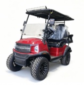 Luxury 4 Passenger Lifted Off-Road Scenic Area Transport Electric Golf Cart
