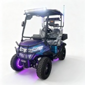 Chameleon Color 2 Seater Lifted Off-Road Electric Golf Cart Chameleon Color 2 Seater Lifted Off-Road Electric Golf Cart