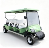 6-Seater Multi-Passenger Electric Sightseeing Golf Cart 6-Seater Multi-Passenger Electric Sightseeing Golf Cart
