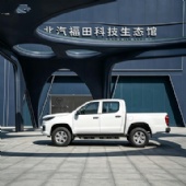 HKBG Hot-Selling Futian 2WD Double Cab Light Commercial Electric Pickup Truck
