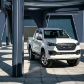 HKBG Hot-Selling Futian 2WD Double Cab Light Commercial Electric Pickup Truck