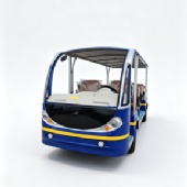 Electric Sightseeing Bus Open Air Touring Car Heritage Style Shuttle for Scenic Spots Park Resort