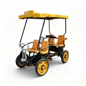 4 Wheels 4 Seater Human Pedal Operated Sightseeing Car 4 Wheels 4 Seater Human Pedal Operated Sightseeing Car