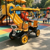 4 Wheels  4 Seater Human Pedal Operated Sightseeing Car