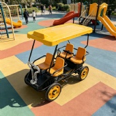 4 Wheels  4 Seater Human Pedal Operated Sightseeing Car