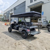6 Seater Electric Golf Cart Off Road Utility Vehicle Intelligent Controller for Resort Use No reviews yet