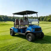 4 Seater Electric Golf Cart Lithium Battery Sightseeing Shuttle Tour Vehicle for Scenic Spot Resort