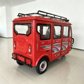 Red Closed Cabin Electric Tricycle  Vehicle Custom Color