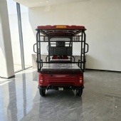 Electric Tricycle 6 Seater Sightseeing Shuttle Cabin Commuter Three Wheel Vehicle