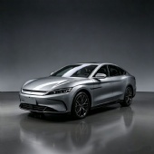 Han Dmi Electric Sedan Aurora Metallic Grey Color Long Range EV Car