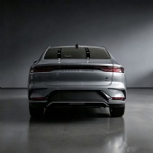 Han Dmi Electric Sedan Aurora Metallic Grey Color Long Range EV Car