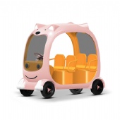 Electric Mini Sightseeing Bus Passenger Shuttle Cart 3 to 4 Seats Compact Tour Vehicle