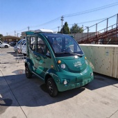 Compact Electric Car Four Door Cabin Vehicle Closed Body Mini EV Urban Commuter